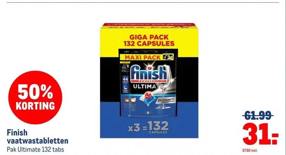 Finish vaatwastabletten