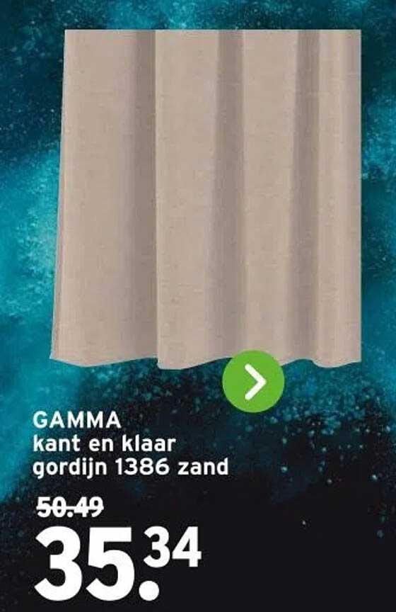 GAMMA kant en klaar gordijn 1386 zand