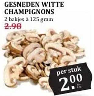 GESNEDEN WITTE CHAMPIGNONS