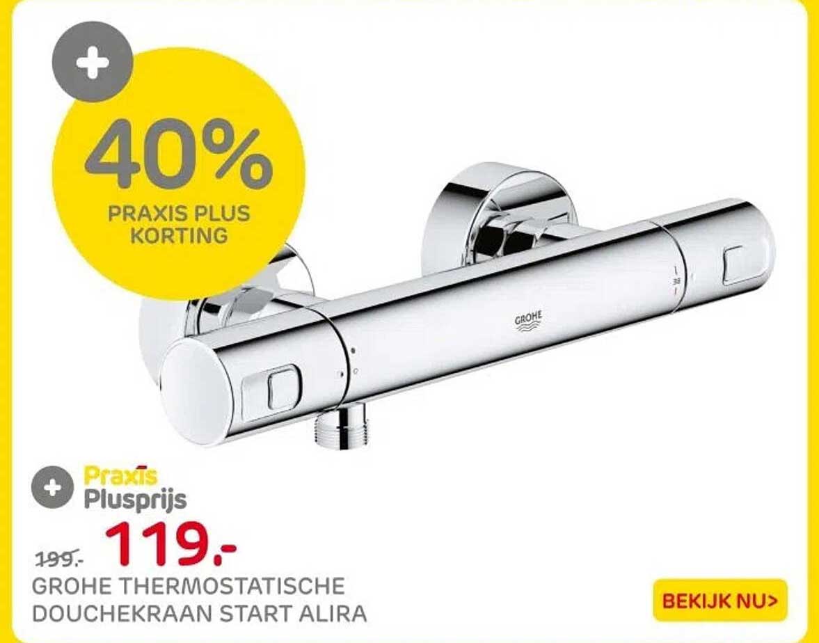 GROHE THERMOSTATISCHE DOUCHEKRAAN START ALIRA