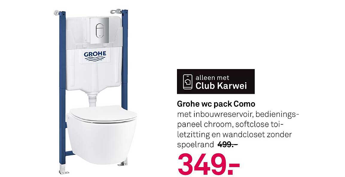 Grohe wc pack Como