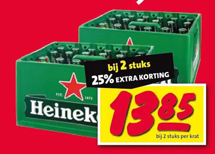 Heineken Krat aanbieding