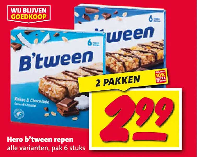 Hero b’tween repen alle varianten, pak 6 stuks