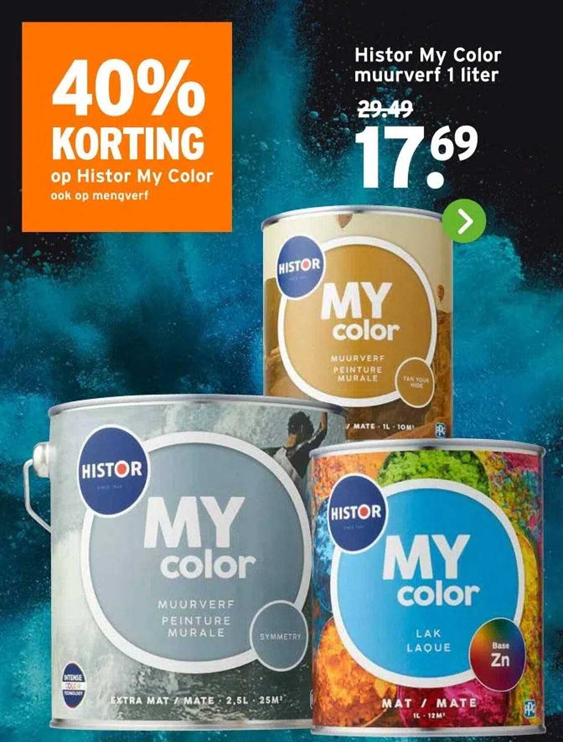 Histor My Color muurverf 1 liter