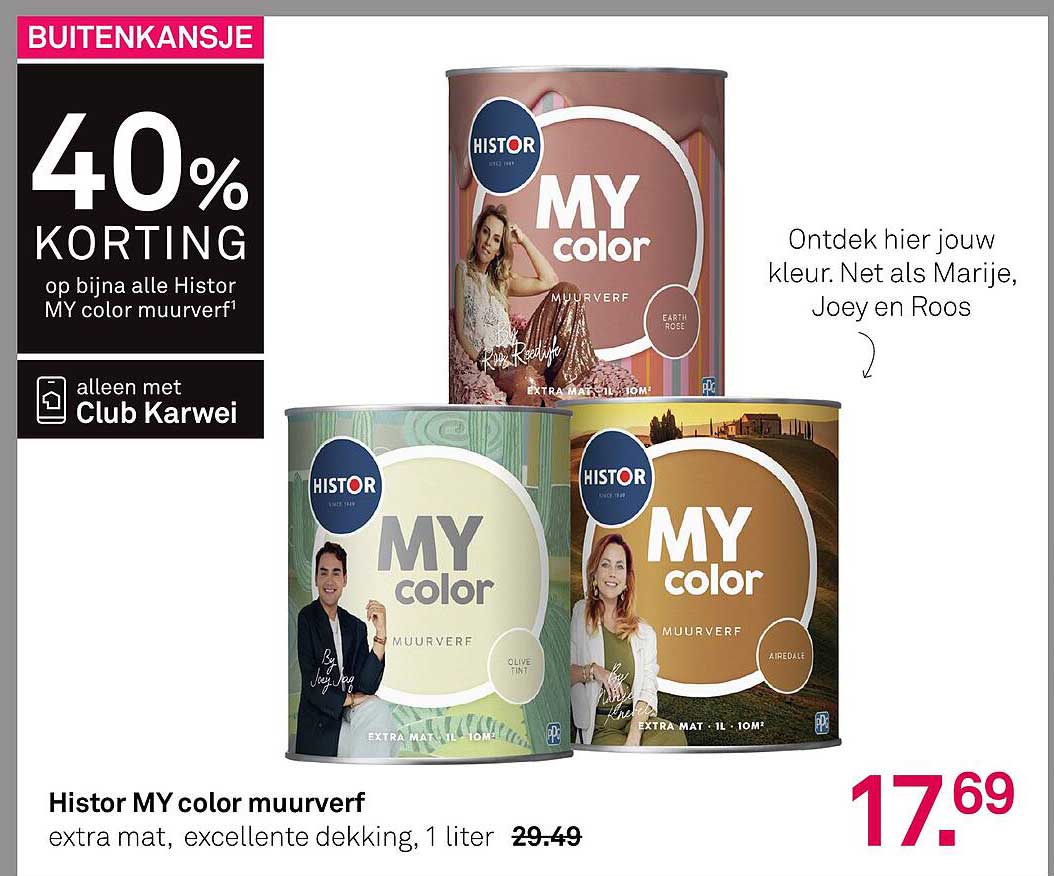 Histor MY color muurverf