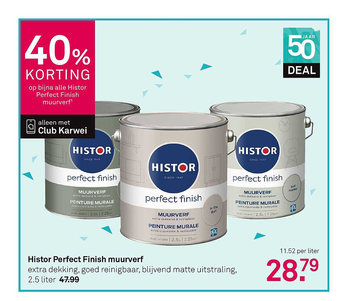 Histor Perfect Finish muurverf