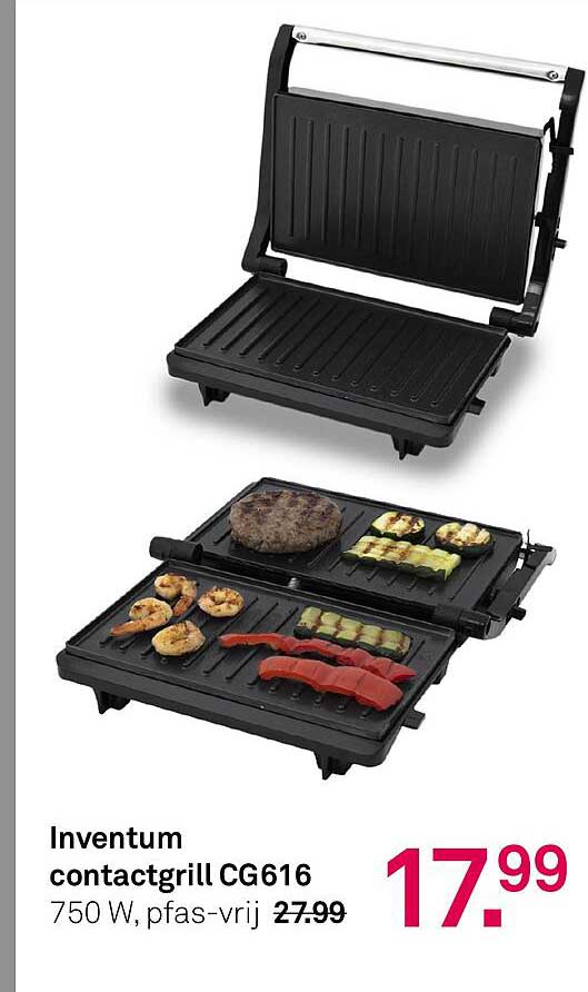 Inventum contactgrill CG616