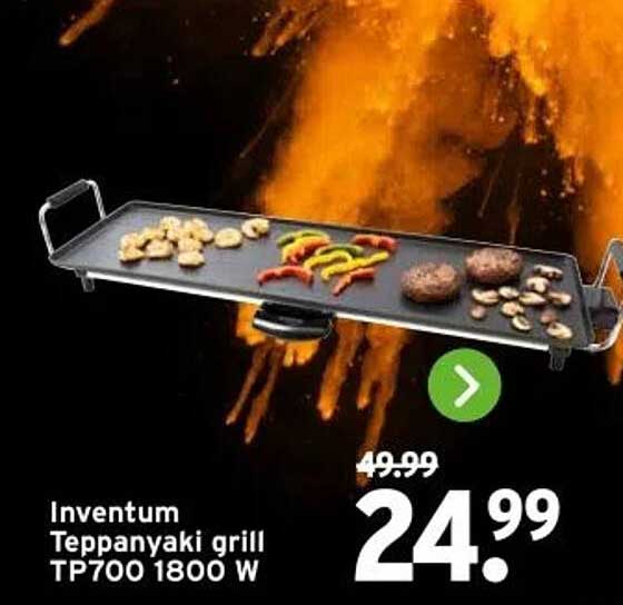 Inventum Teppanyaki grill TP700 1800 W