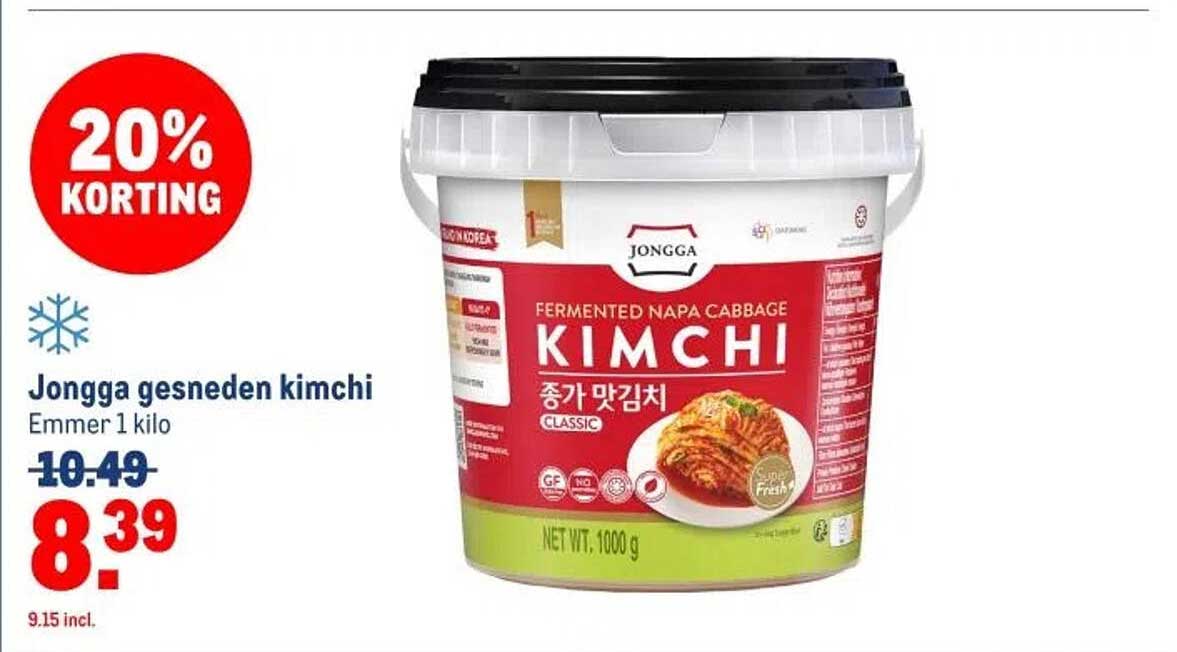 Jongga gesneden kimchi