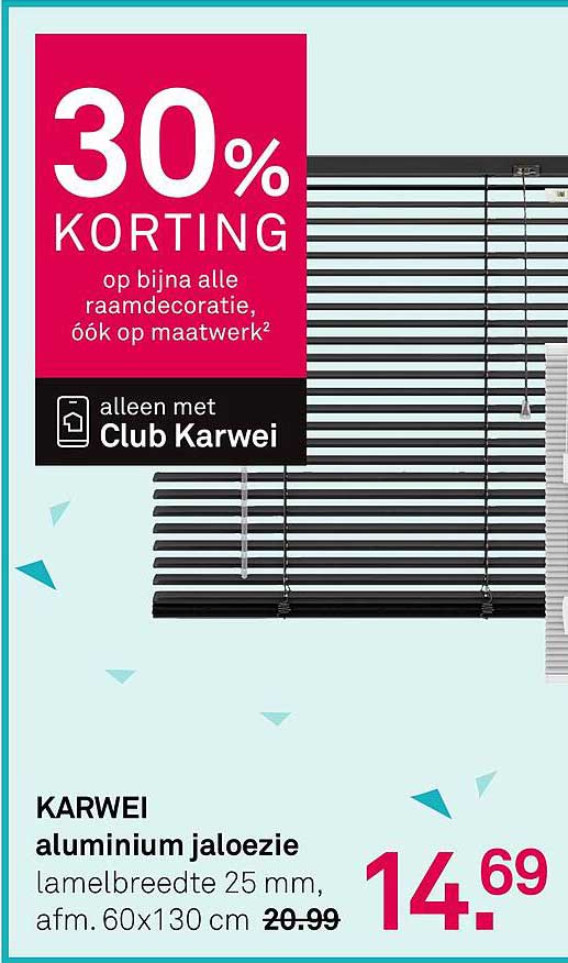 KARWEI aluminium jaloezie