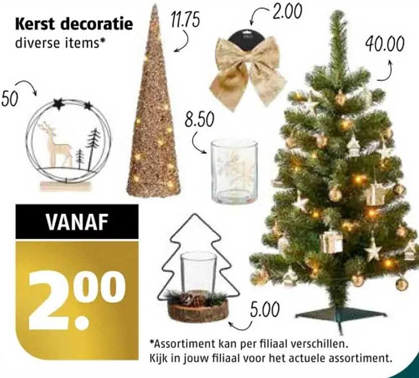 Kerst decoratie diverse items*