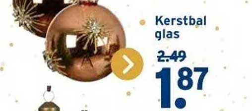 Kerstbal glas