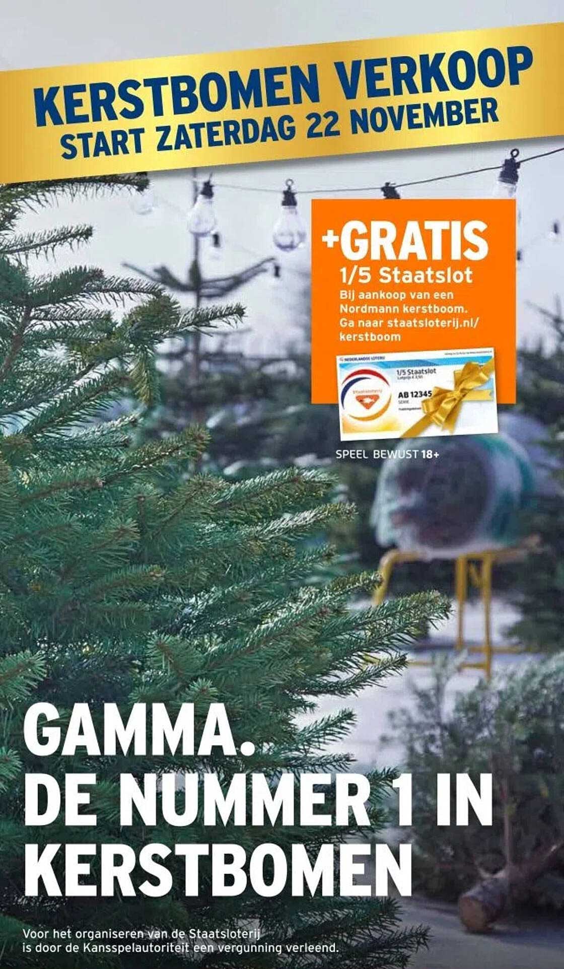 KERSTBOMEN VERKOOP START ZATERDAG 22 NOVEMBER