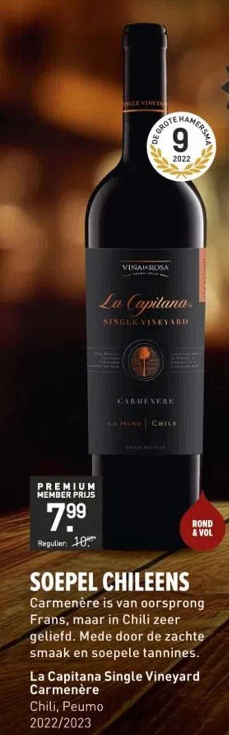 La Capitana Single Vineyard Carmenère