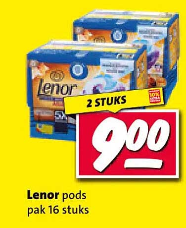 Lenor pods pak 16 stuks