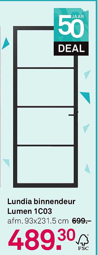 Lundia binnendeur Lumen 1C03