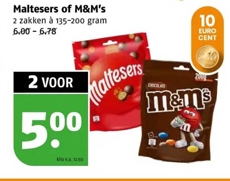Maltesers of M&M's