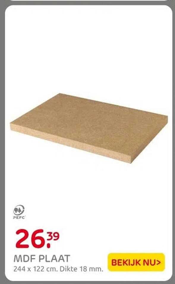 MDF PLAAT