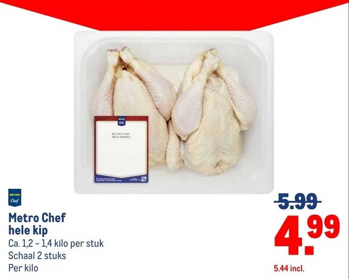Metro Chef hele kip