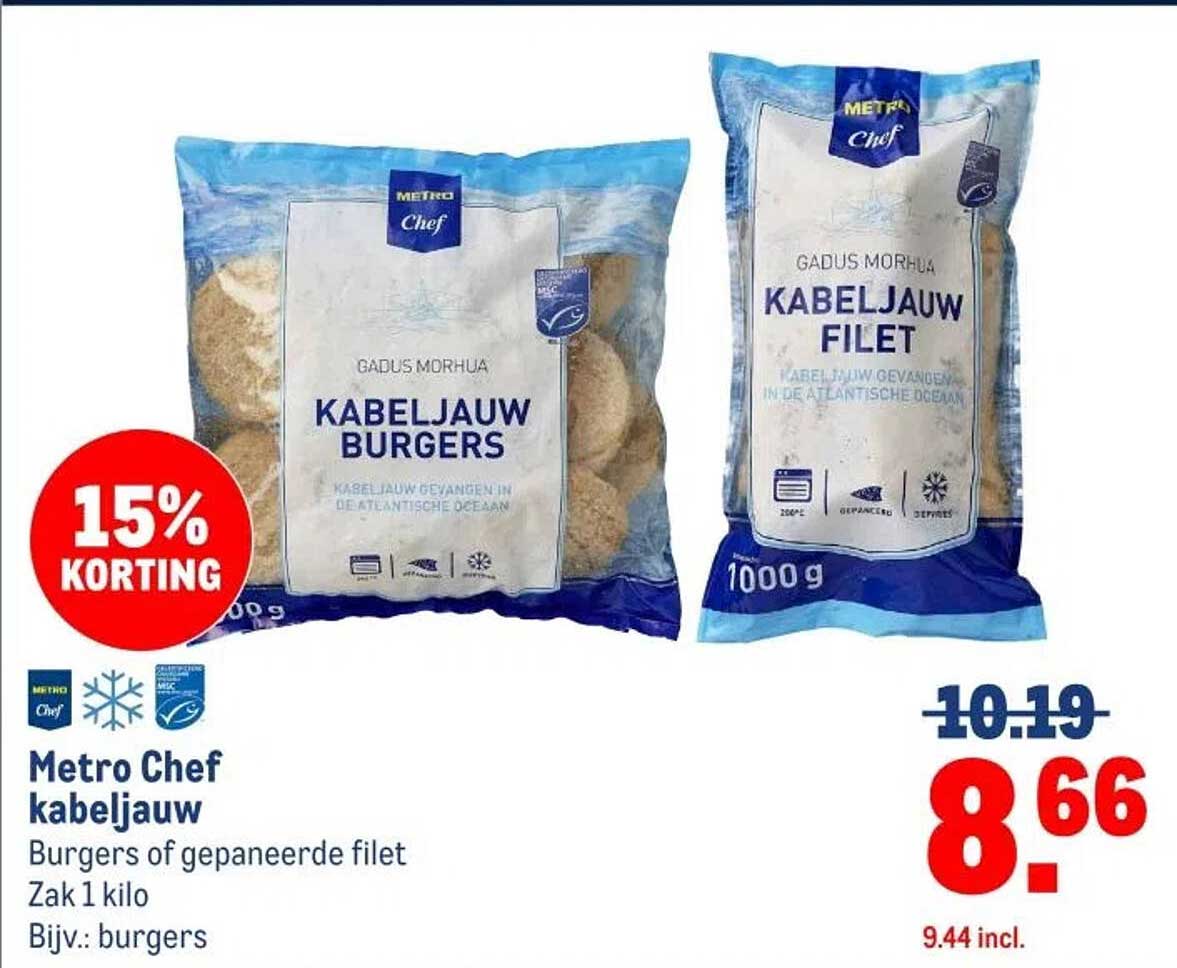 Metro Chef kabeljauw