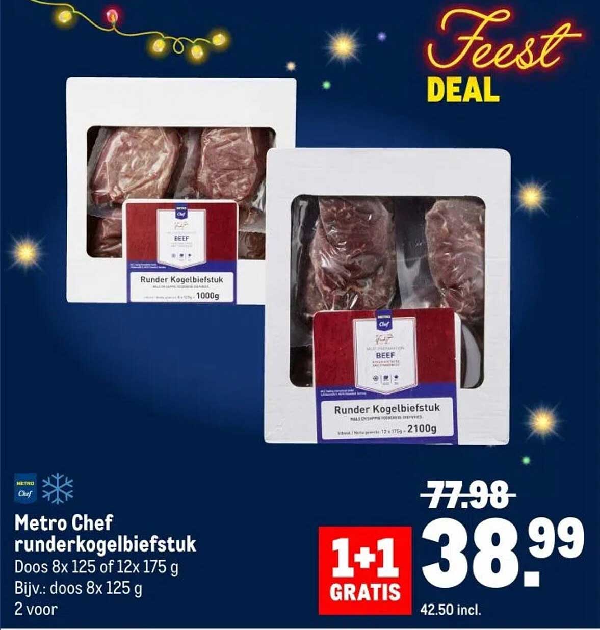 Metro Chef runderkogelbiefstuk