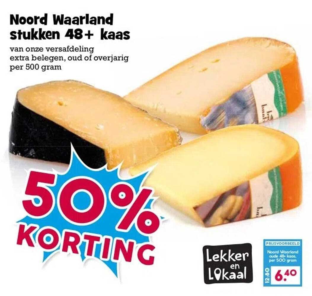 Noord Waarland stukken 48+ kaas