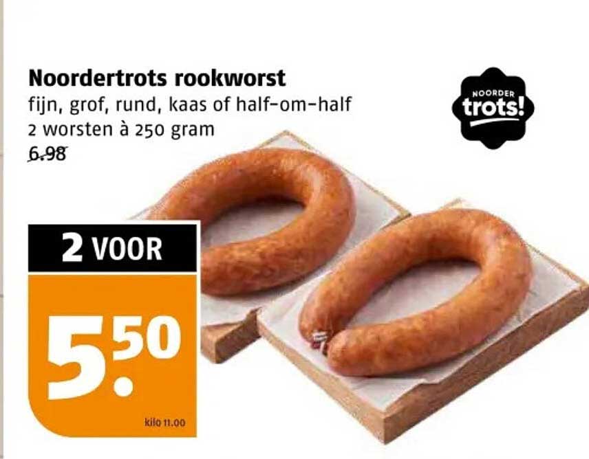 Noordertrots rookworst