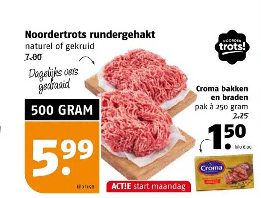 NoorderTrots rundergehakt naturel of gekruid
