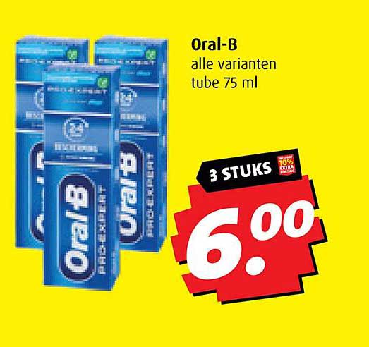 Oral-B alle varianten tube 75 ml