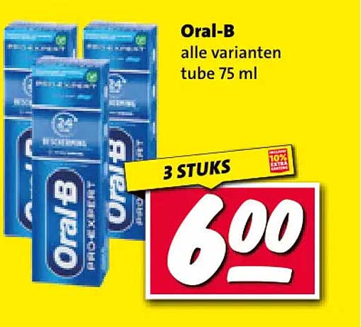 Oral-B alle varianten tube 75 ml
