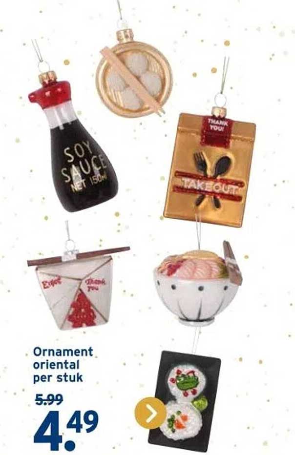 Ornament oriental per stuk