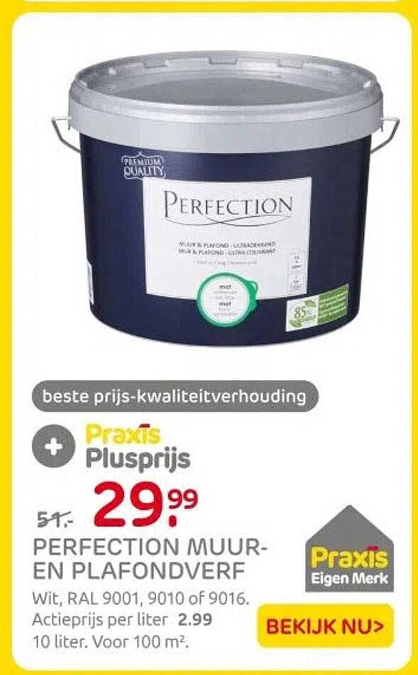 PERFECTION MUUR- EN PLAFONDVERF