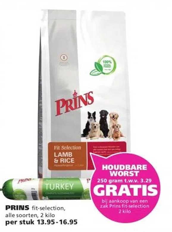 PRINS fit-selection, alle soorten, 2 kilo