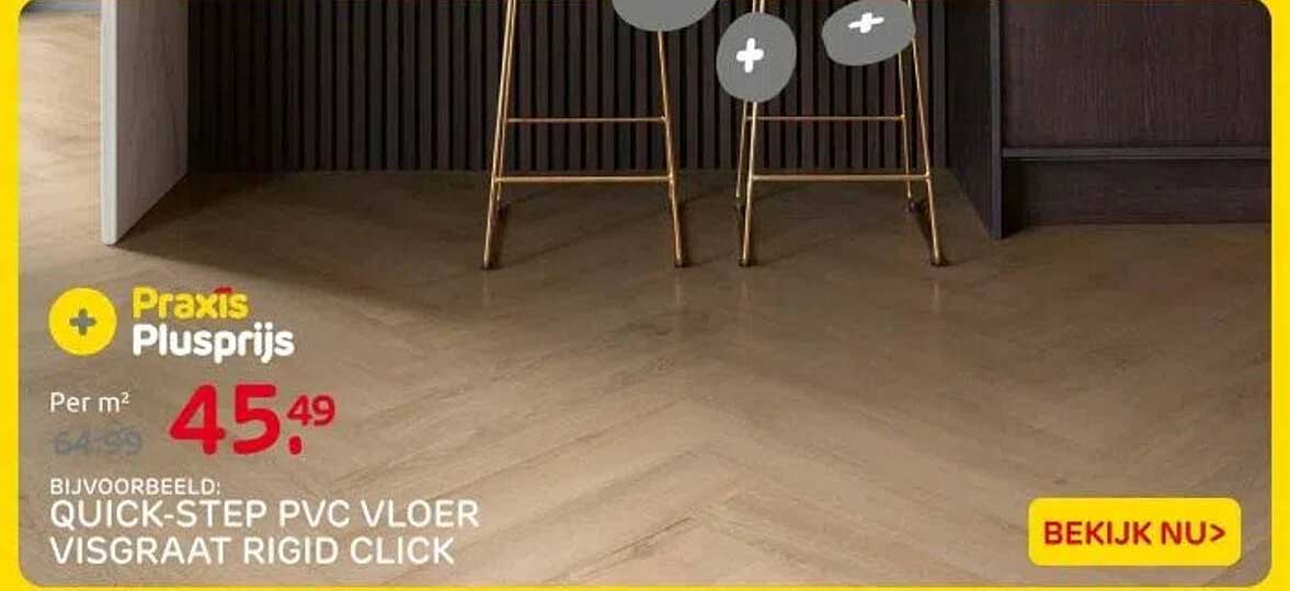 Quick-Step PVC Vloer Visgraat Rigid Click