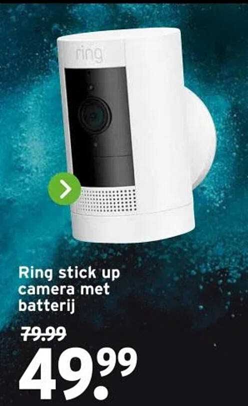 Ring stick up camera met batterij