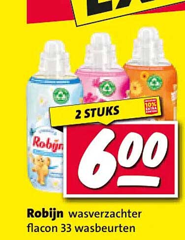 Robijn wasverzachter flacon 33 wasbeurten