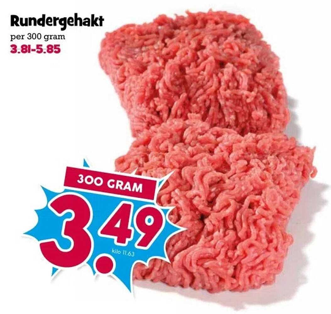 Rundergehakt per 300 gram