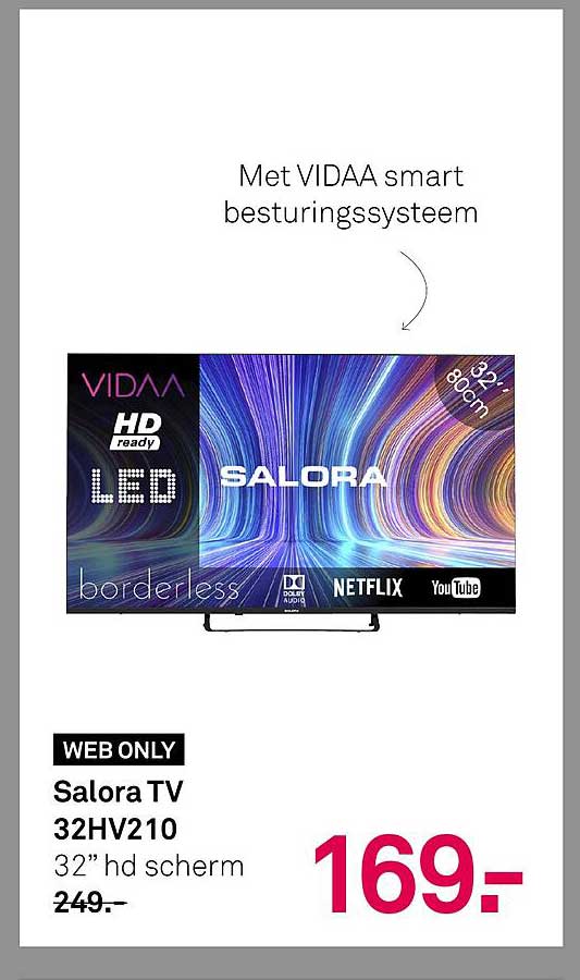 Salora TV 32HV210 32” hd scherm