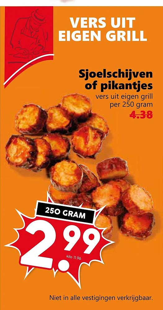 Sjoelschijven of pikantjes vers uit eigen grill per 250 gram