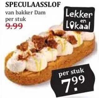 SPECULAASSLOF van bakker Dam per stuk