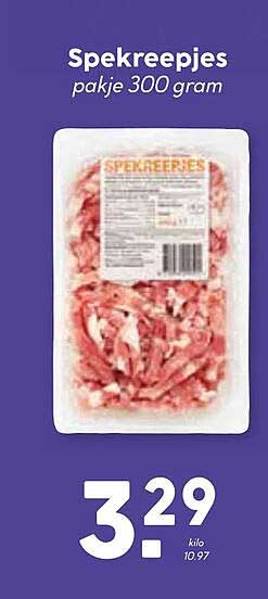 Spekreepjes pakje 300 gram