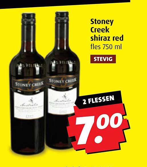 Stoney Creek shiraz red fles 750 ml