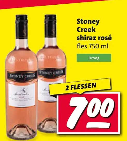 Stoney Creek shiraz rosé fles 750 ml