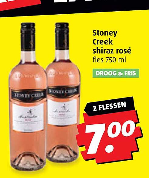 Stoney Creek shiraz rosé fles 750 ml