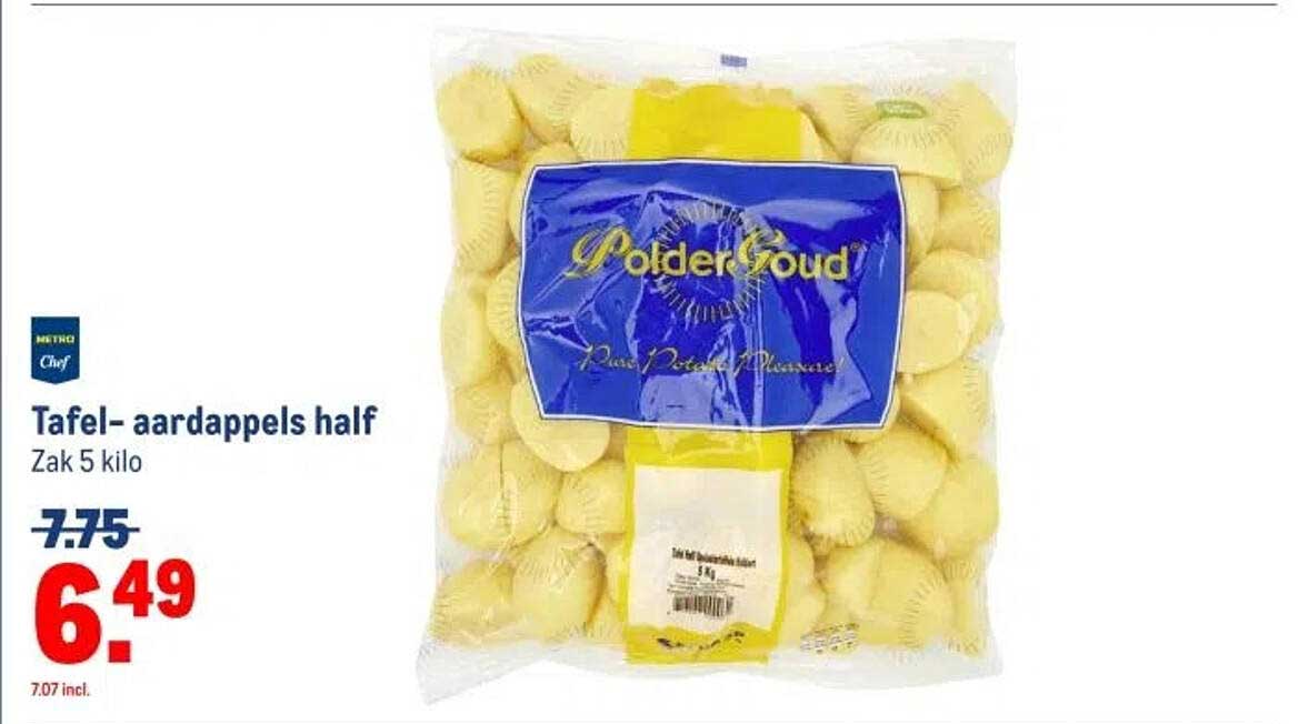 Tafel- aardappels half - Zak 5 kilo