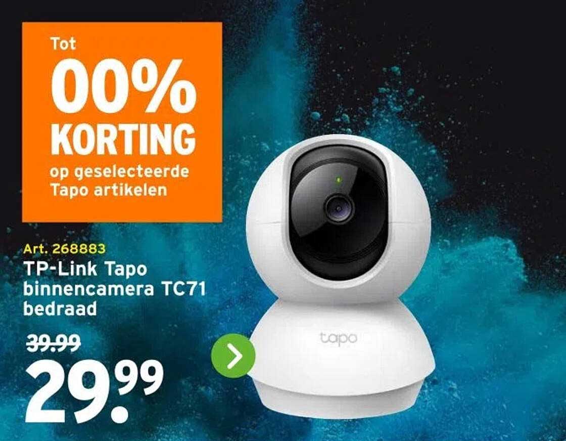 TP-Link Tapo binnencamera TC71 bedraad