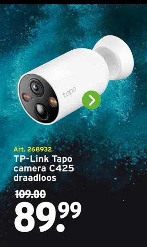 TP-Link Tapo camera C425 draadloos