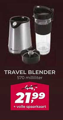 TRAVEL BLENDER 570 milliliter