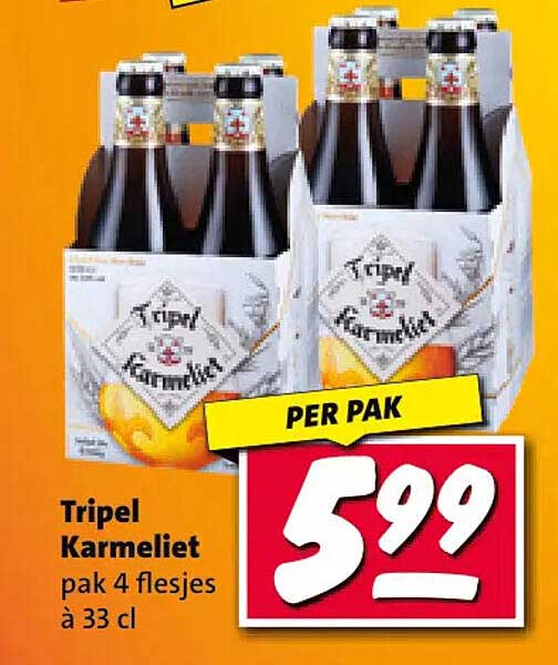 Tripel Karmeliet pak 4 flesjes à 33 cl