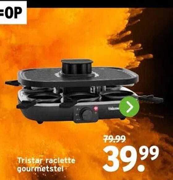 Tristar raclette gourmetstel